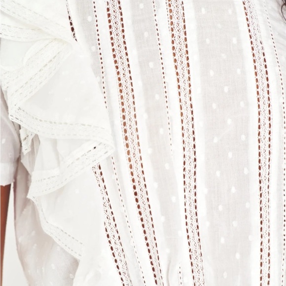 LoveShackFancy Natasha dress white size M. Excellent condition, worn once. - Picture 4 of 14